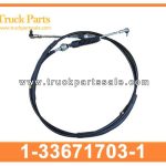 TRANSMISSION SELECT CABLE 1-33671703-1 1336717031 1-33671-703-1 for ISUZU FVZ 6HK1 Cable de selecci??n de transmisi??n