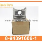 Throttle Auto Engine Standard Piston 8-94391606-1 8-94391598-0 8943916061 8943915980 8-94391-606-1 8-94391-598-0 for ISUZU FSR FTR 6HH1 Pist??n est??ndar del motor del motor del acelerador