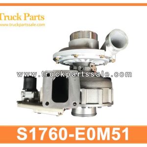 TurboCharger S1760-E0M51 S1760E0M51 for HINO E13C Turbocompresor