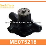 Water Pump ME075218 for MITSUBISHI 6D16 6D17 Bomba de agua