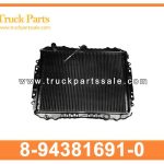 Water Tank Radiaotr Asm 8-94381691-0 8943816910 8-94381-691-0 for ISUZU TFR 4JA1 Tanque de agua radiaotr asm Radiootr ASM