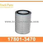 air filters 17801-3470 17801-3480 178013470 178013480 for HINO 700 ZY filtros de aire