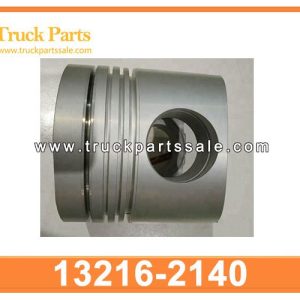 alfin piston and piston ring 13216-2140 132162140 for HINO 700 tractor truck K13C K13D anillo de pist??n y pist??n