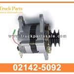 alternator and generator 24V 02142-5092 021425092 for HINO H07D HO7D Alternador y generador