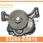 cabin tilt oil pump 53260-E0810 53260E0810 for HINO truck CAB P11C P11CT bomba de aceite de inclinaci??n de cabina
