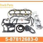engine overhaul gasket set 5-87812683-0 5878126830 5-87812-683-0 for ISUZU 4X4 4X2 pickup DMAX TFS TFR 4JA1 Juego de juntas de revisi??n del motor