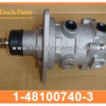 foot brake valve and brake master cylinder 1-48100740-3 1-48100750-0 1481007403 1481007500 1-48100-740-3 1-48100-750-0 for ISUZU CXZ FVR NRR FRR 6HH1 6HE1 0PE1 V??lvula de freno de pie y cilindro maestro de freno
