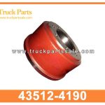 front brake drum 43512-4190 435124190 for HINO 500 FM2P RANGER truck freno delantero