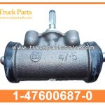front oil wheel brake cylinder and BRK pump 1-47600687-0 1476006870 1-47600-687-0 for ISUZU CVR 6QA1 6RB1 cilindro de freno de rueda de aceite delantero y bomba BRK BRK