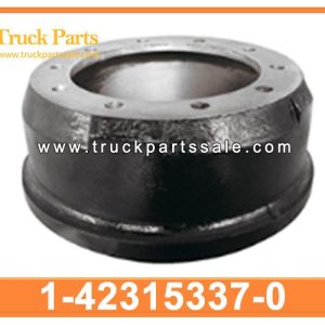 mixer truck dump truck brake drum front 1-42315337-0 1423153370 1-42315-337-0 for ISUZU GIGA CXZ 10PE1 tambor de freno de cami??n