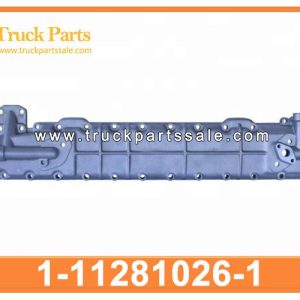 oil cooler cover 1-11281026-1 1112810261 1-11281-026-1 for ISUZU FSR 6BB1 6BD1 cubierta de enfriador de aceite