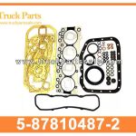 overhaul Gasket full gasket set 5-87810487-2 5878104872 5-87810-487-2 for ISUZU NPR 4BG1 4BE1 Junta de junta completa de revisi??n