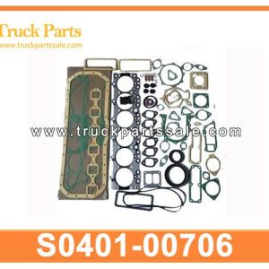 overhaul gasket set S0401-00706 S040100706 for HINO 500 J08C Juego de juntas de revisi??n
