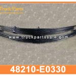 rear trailer truck suspension leaf spring assy 48210-E0330 48210E0330 for HINO 500 RANGER Assy de resorte de hoja de suspensi??n