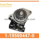 steering hydraulic pump 1-19500447-0 1195004470 1-19500-447-0 for ISUZU CXZ 10PE1 bomba hidr??ulica de direcci??n