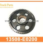 timing gear 13508-E0200 13508-E0210 13508E0200 for HINO 700 P11C engranaje de sincronizaci??n