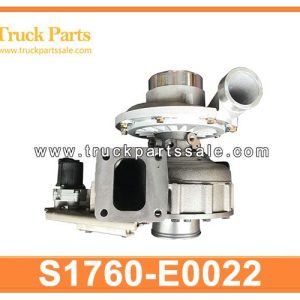 turbocharger S1760-E0022 S1760E0022 for HINO 700 E13C turbocompresor