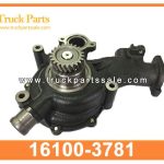 water pump 16100-3781 161003781 for HINO 700 P11C FM2P bomba de agua