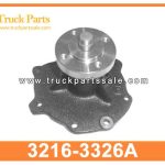 water pump ASM 3216-3326A 32163326A for HINO 300 DUTRO W04DT W04D bomba de agua ASM