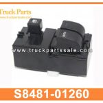 window switch S8481-01260 84810-E0010 S848101260 for HINO 700 SS2P FS2P interruptor de ventana