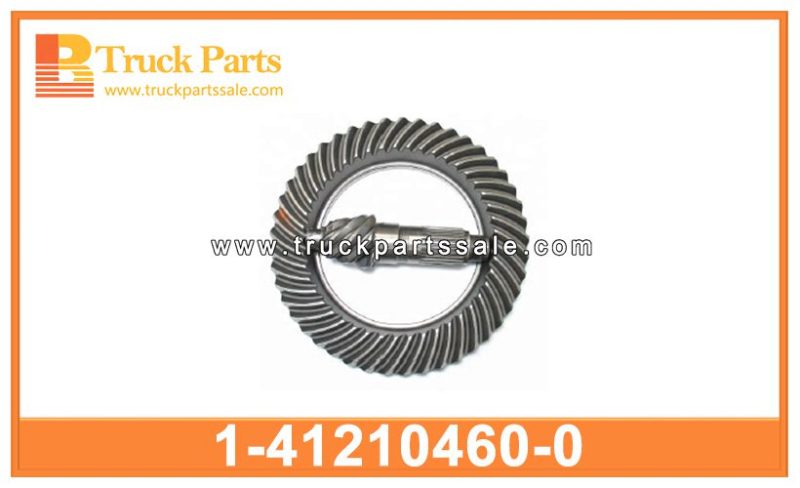 24T 6x45 crown wheel and pinion 1-41210460-0 1412104600 1-41210-460-0 for ISUZU CXM V10 rueda de la corona y pi ??n