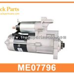 24V 11T starter ME07796 for MITSUBISHI fuso 6D16 inicio