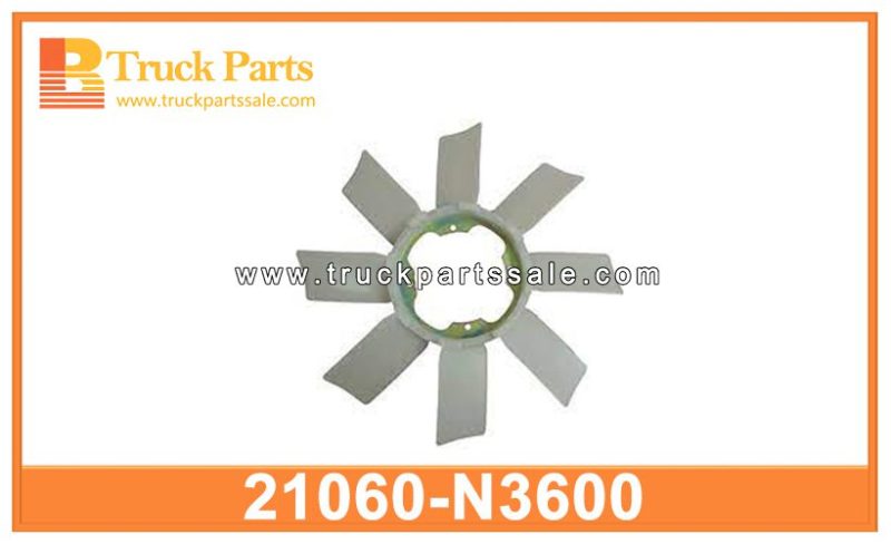 410mm Radiator Cooling Fan blade 21060-N3600 21060N3600 for NISSAN Cuchilla del ventilador de enfriamiento del radiador