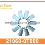 430mm 10 blades Fan blade 21060-0T000 210600T000 for NISSAN fd42 Blades Fan Blade
