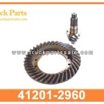 7X38 crown wheel and pinion gear 41201-2960 412012960 for HINO 500 Equipo de rueda de corona y pi ??n