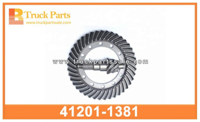 7X45 crown wheel pinion 41201-1381 412011381 for HINO ZM EM100 EK100 pi ??n de la rueda de la corona