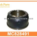8 holes truck Front brake drum MC828491 for MITSUBISHI Fuso FV415 agujeros tambor del freno delantero del cami??n