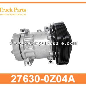 AC Compressor 27630-0Z04A 276300Z04A for NISSAN Compresor de aire acondicionado