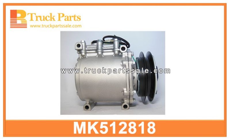 AC compressor MK512818 for MITSUBISHI FS527 FV54 6M70-1AT2 6M70-1AT Compresor de aire acondicionado