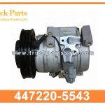 AC compressor assy 447220-5543 4472205543 for HINO 700 Assy de compresor de CA AC Assy