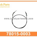 ACCELERATOR CABLE 78015-0003 780150003 for HINO Cable acelerador