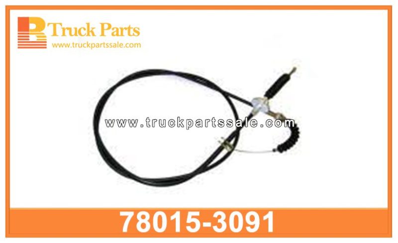 ACCELERATOR CABLE 78015-3091 780153091 for HINO EF750 Cable acelerador