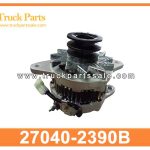 ALTERNATOR 24V 90A 27040-2390B 270402390B for HINO 700 E13C ALTERNADOR