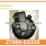 ALTERNATOR 27060-E0320 27060E0320 1042101810 for HINO N04C ALTERNADOR
