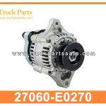 Alternator 27060-E0270 27060E0270 for HINO W04D Alternador
