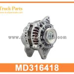 Alternator MD316418 MD354809 for MITSUBISHI 4G63 4G64 Alternador