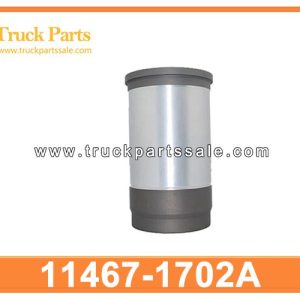 Cast Iron Cylinder Liner 11467-1702A 114671702A for HINO F17C Revestimiento de cilindro de hierro fundido