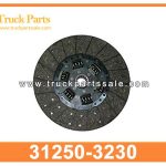 Clutch Disc 31250-3230 312503230 for HINO Disco de embrague