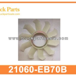 Cooling Fan blades 21060-EB70B 21060EB70B for NISSAN Cuchillas de ventilador de refrigeraci??n