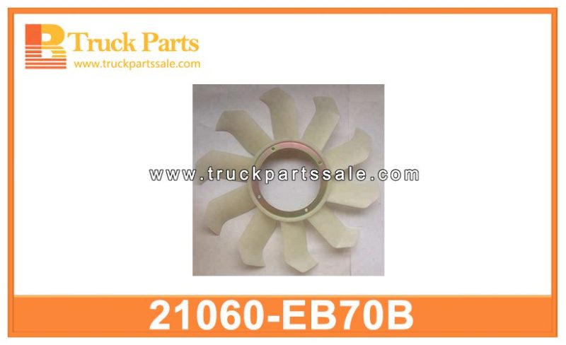 Cooling Fan blades 21060-EB70B 21060EB70B for NISSAN Cuchillas de ventilador de refrigeraci??n