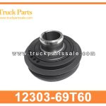 Crankshaft Pulley 12303-69T60 1230369T60 for NISSAN BD30 Polea del cig??e al