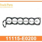 Cylinder Head Gasket 11115-E0200 11115E0200 for HINO J08C Junta de culata
