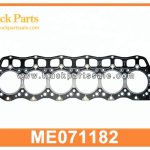 Cylinder head gasket ME071182 for MITSUBISHI Fuso 6D16 Junta de culata