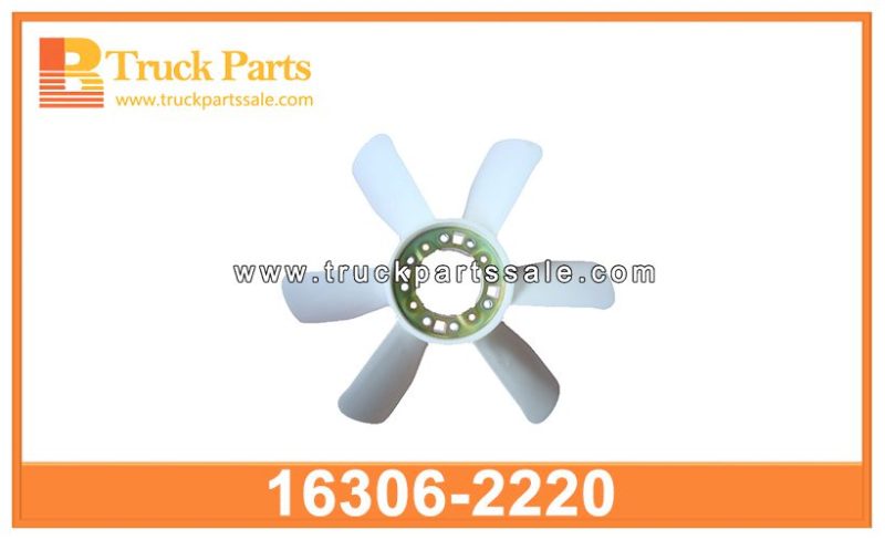 Fan blade 16306-2220 163062220 for HINO H06C H07DT J08C Aspa del ventilador