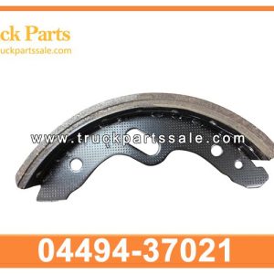 Front rear Brake shoes assembly 04494-37021 04495-37034 449437021 449537034 for HINO Conjunto de zapatos de freno trasero