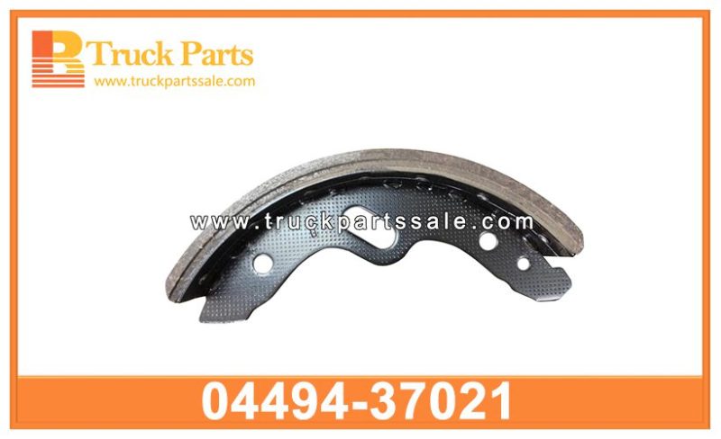 Front rear Brake shoes assembly 04494-37021 04495-37034 449437021 449537034 for HINO Conjunto de zapatos de freno trasero